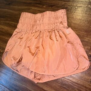 Free People Movement Apricot The Way Home High Waist  Shorts Size M